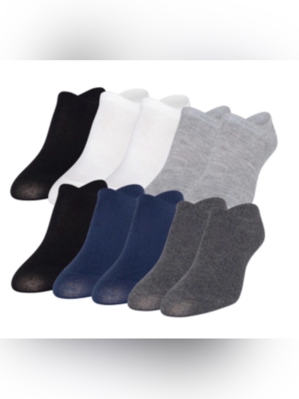 Gold Toe Women’s 10pk. Basic Invisible Triple Y Liner Socks, Multicolor Shoe 6-9